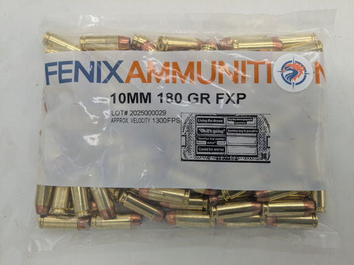 10mm 180gr FXP (Hollowpoint) (100 ct.)